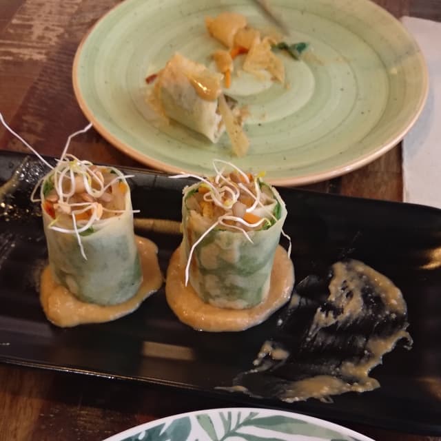 Photo of the dish “Kimchi Spring Roll”