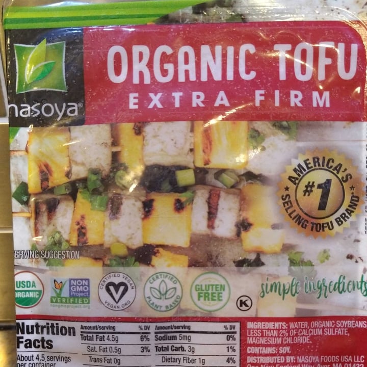 Nasoya Extra firm organic tofu Review abillion