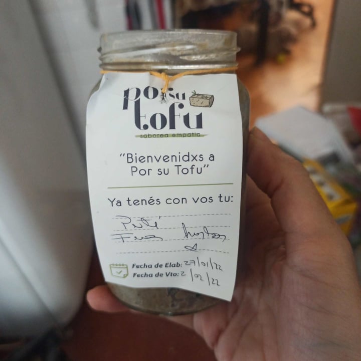 review photo of Por su tofu Pate De Hongos Y Lentejas shared by @lau8683 on 28 Jan 2022 - review