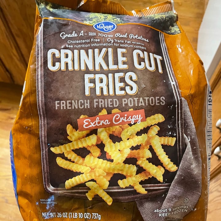 photo of Kroger Crinkle cut French fries extra crispy shared by @heathereve on  22 Feb 2021 - review