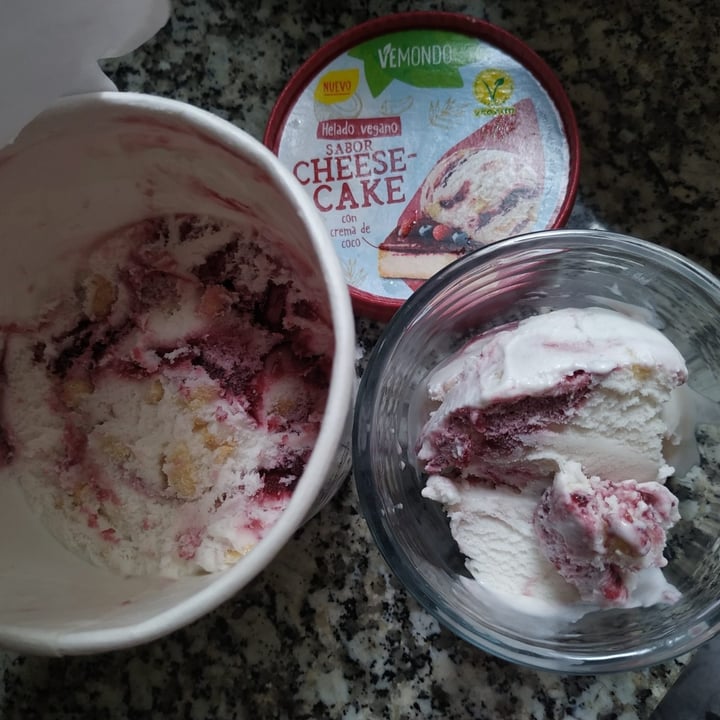 review photo of Vemondo Helado Vegano sabor Cheese-Cake shared by @aranzazu on 21 Jun 2021 - review