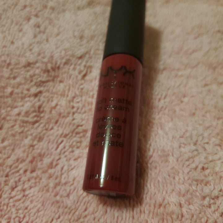 photo of NYX Cosmetics Soft matte lip cream - Monte Carlo shared by @adrigirl on  30 Apr 2020 - review