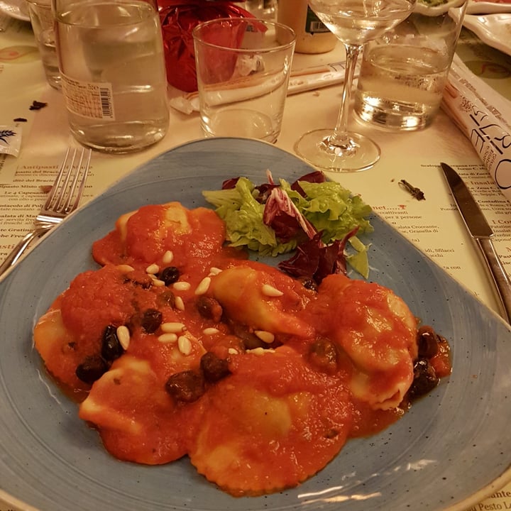 photo of Ristorante Pizzeria Il Braciere Tortelli vegani shared by @samarra on  28 Nov 2021 - review