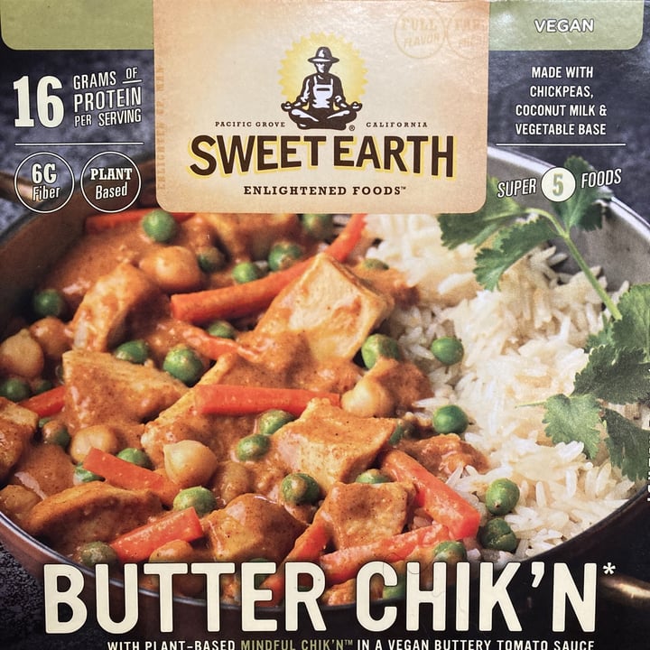 photo of Sweet Earth Butter Chik’n shared by @compassionatekisses on  28 Jun 2021 - review