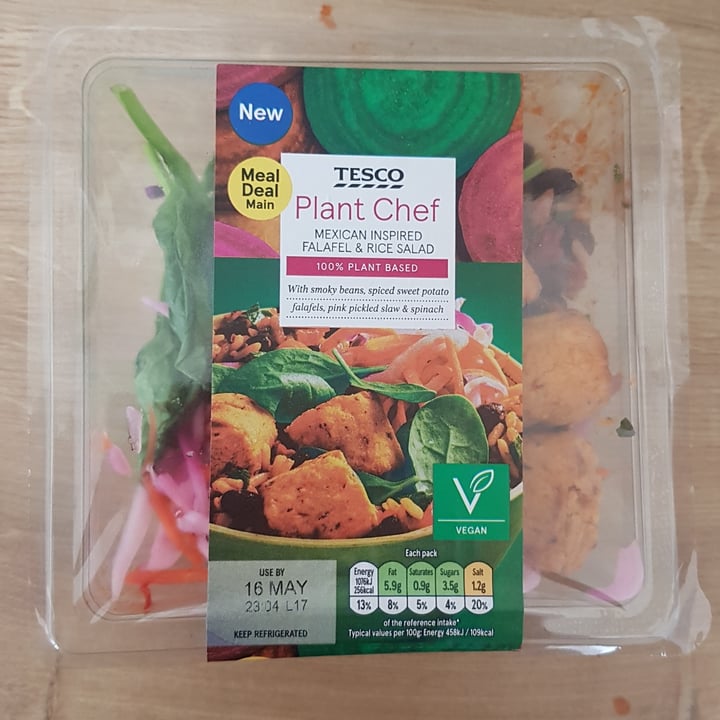 review photo of Tesco Plant Chef Mexican Inspired Falafel & Rice Salad shared by @immy on 22 May 2021 - review