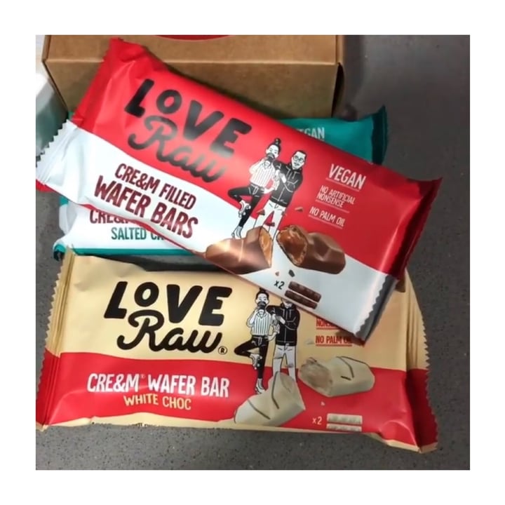 photo of LoveRaw Cre&m Filled Wafer Bars shared by @myveglife on  27 Oct 2021 - review