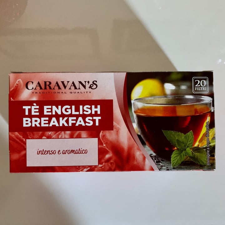 photo of caravan’s english breakfast tea shared by @francescahoxha on  16 Dec 2020 - review