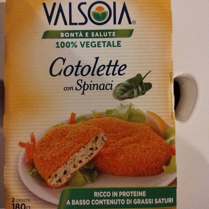 photo of Valsoia Cotolette con spinaci shared by @tripparimugino on  28 Mar 2022 - review