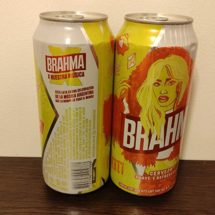 review photo of Brahma Cerveza Brahma Chopp American Adjunct Lager rubia lata 473 mL shared by @greenan on 16 Jul 2022 - review