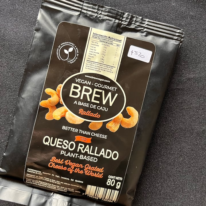 photo of Brew Queso rallado shared by @canica on  27 Jun 2022 - review