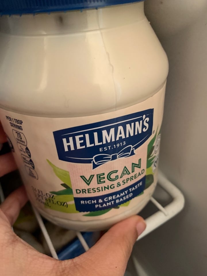 review photo of Hellmann’s Hellman’s Vegan Mayonnaise shared by @bpina24 on 05 Apr 2020 - review