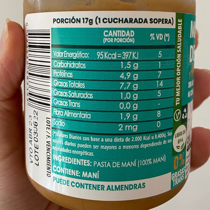 photo of Byourfood Mantequilla de maní shared by @-vanevegan- on  22 Jul 2022 - review