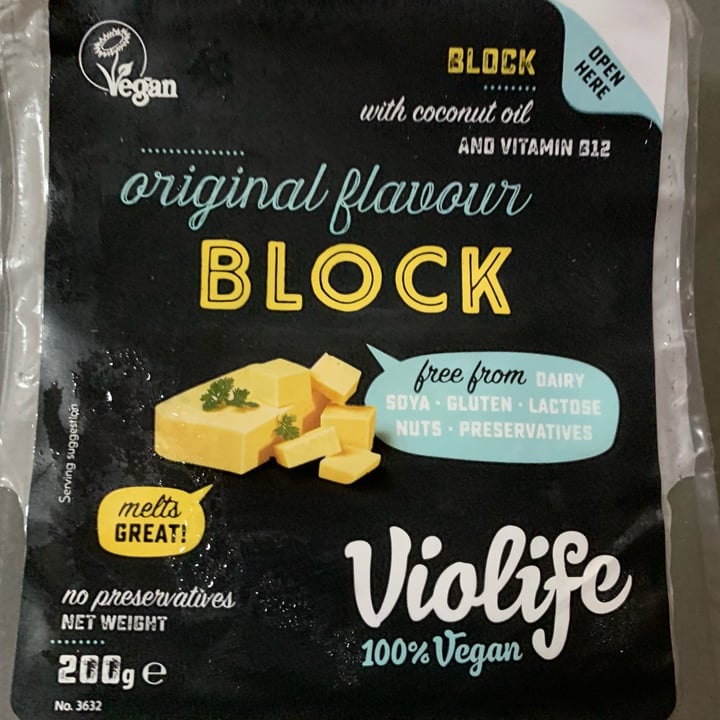 photo of Violife Original Flavour Block shared by @jashment on  13 Sep 2019 - review