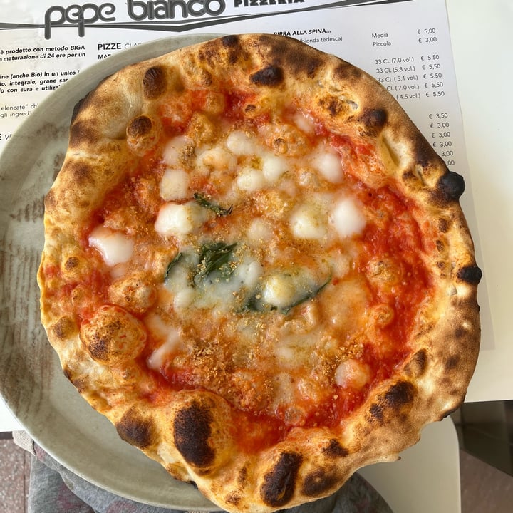 review photo of Pepe Bianco Margherita vegan shared by @lukketto on 13 Jul 2022 - review