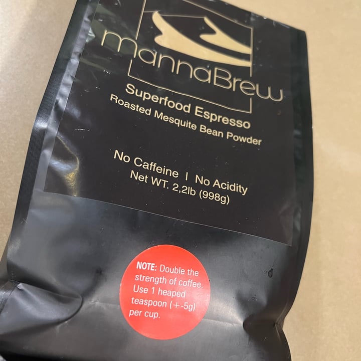 photo of MannaBrew Superfood Espresso shared by @ftc on  04 Dec 2022 - review