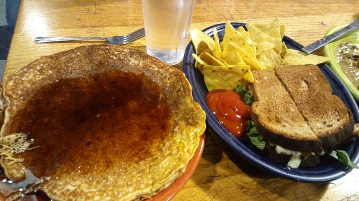 photo of Hard Times Cafe Vegan Big Fat Pancake shared by @billionvegans on  29 Sep 2018 - review