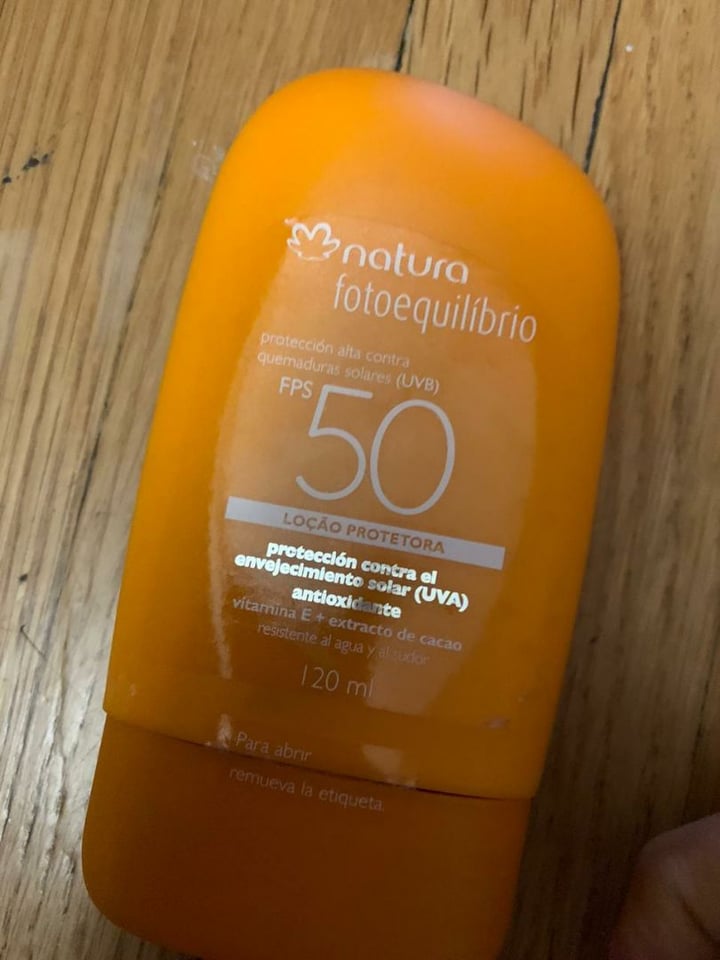 photo of Natura Locion fotoprotectora shared by @feliccia on  06 Mar 2020 - review