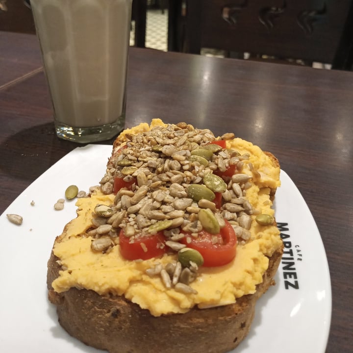 photo of Café Martínez Tostada Vegana shared by @nadiramos on  13 Nov 2021 - review