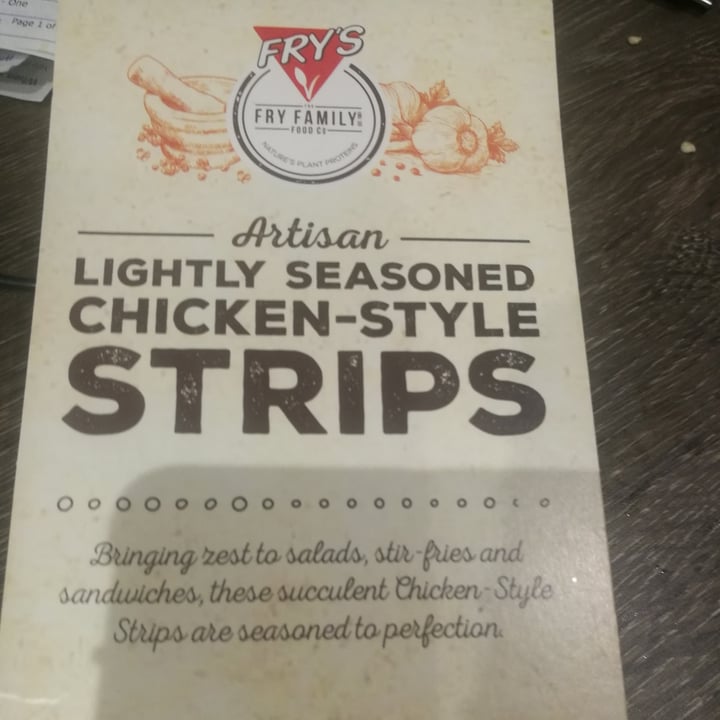 photo of Fry's Family Food Lightly Seasoned Chicken Style Strips shared by @greenfingers on  27 Mar 2021 - review