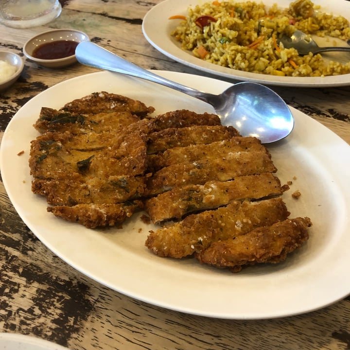 photo of The Legend Vegetarian Cafe Crispy G Steak shared by @m1tch9i on  16 Jul 2022 - review