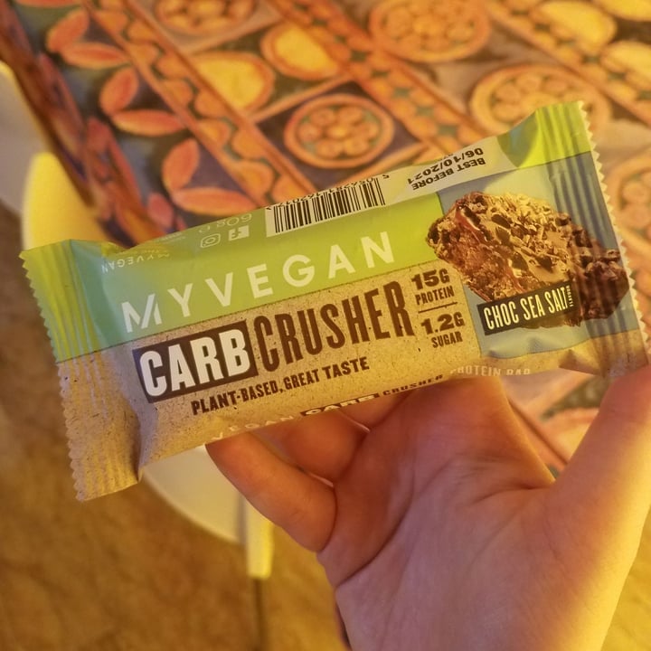photo of MyProtein Carb Crusher (Chocolate Sea Salt) shared by @vicanarc on  17 Jul 2021 - review