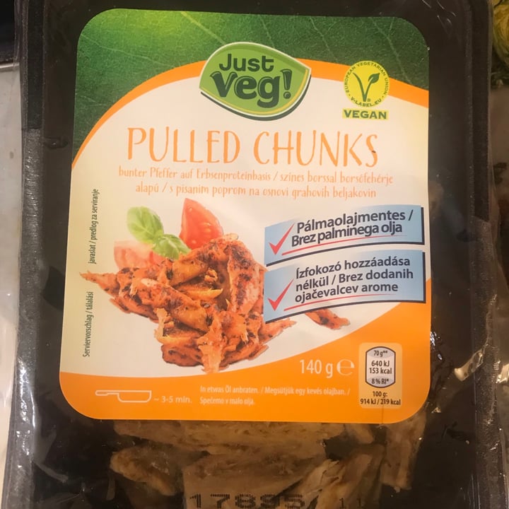photo of Just Veg! (ALDI Italy) Pulled Chunks shared by @blaise on  02 Jan 2021 - review