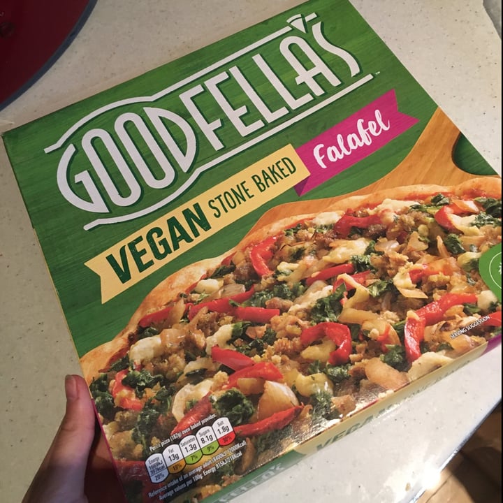 photo of Goodfella's Good Fellas Vegan Falafel Pizza shared by @esteriley123 on  26 Sep 2020 - review