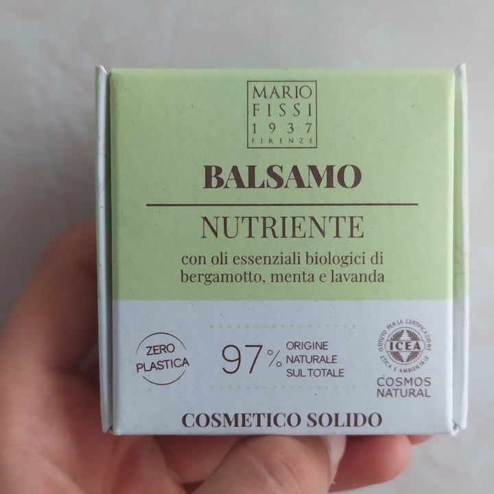 photo of Saponerie Mario Fissi balsamo Solido Nutriente Bergamotto Menta E Lavanda shared by @clotildes on  07 Aug 2022 - review
