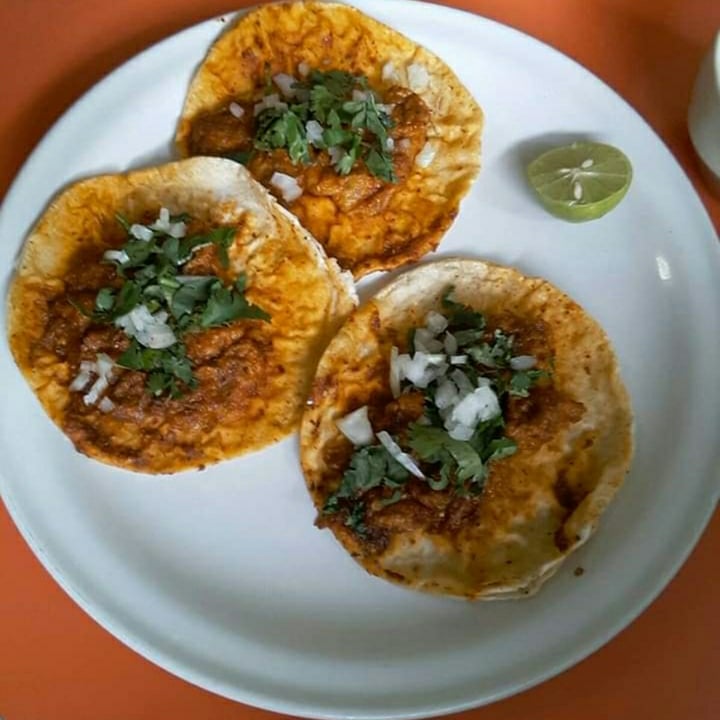photo of Ganesh Restaurant Tacos De Chicharrón De Gluten shared by @ednaveg269 on  14 Jul 2020 - review
