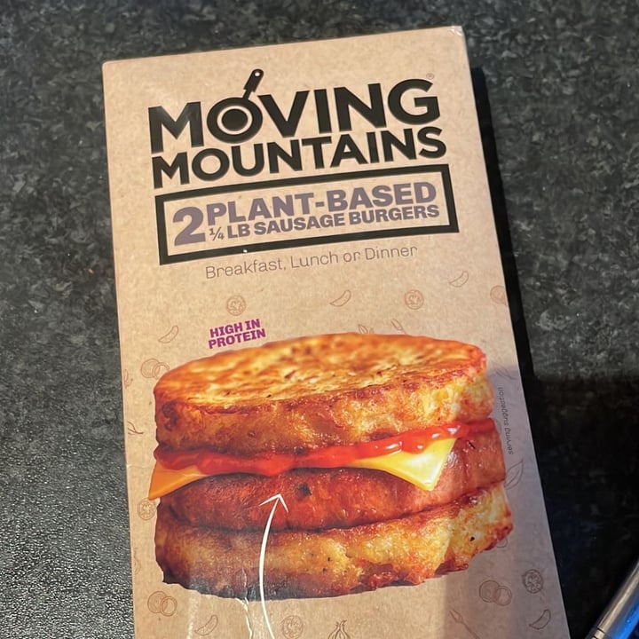 photo of Moving Mountains 2 Plant-based 1/4 lb Burgers shared by @cciot on  22 Feb 2022 - review