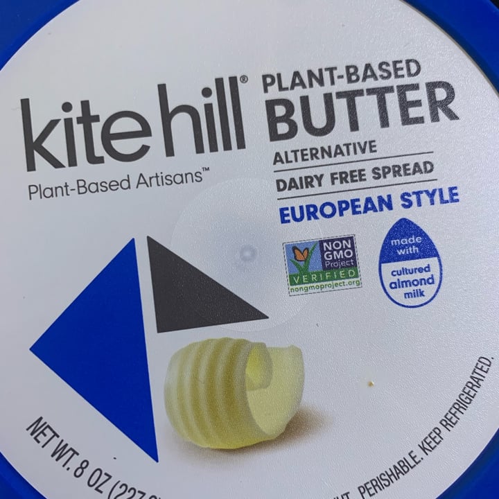 photo of Kite Hill European Style Plantbased Butter shared by @cmulkern on  23 Apr 2022 - review