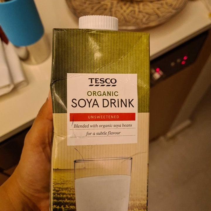 photo of Tesco Organic Soya Drink shared by @shereenseleem on  18 Dec 2021 - review