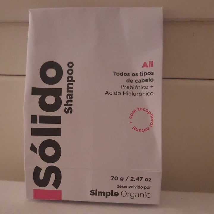 photo of Simple Organic Shampoo Sólido All shared by @annemunizferreira on  31 May 2022 - review