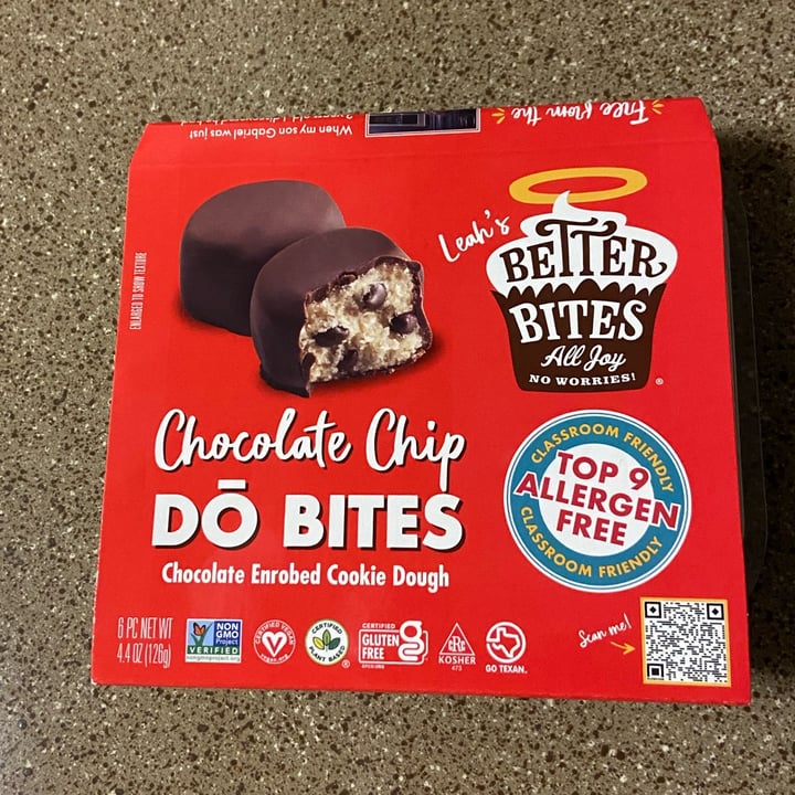 review photo of Leah’s Better Bites Chocolate Chip Dō Bites shared by @jacquevegan on 02 May 2022 - review