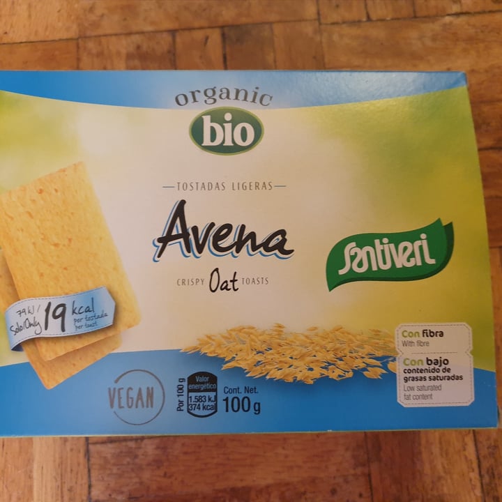 photo of Santiveri Tostadas De Avena shared by @batvegan on  10 Aug 2021 - review