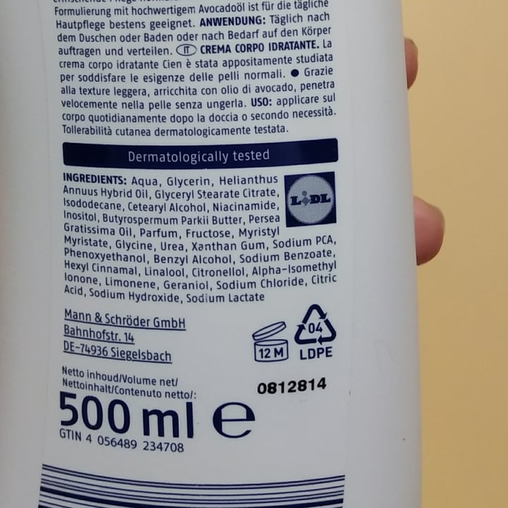 photo of Cien Lightweight Body Lotion with Avocado Oil  shared by @thevisio on  29 Jul 2021 - review