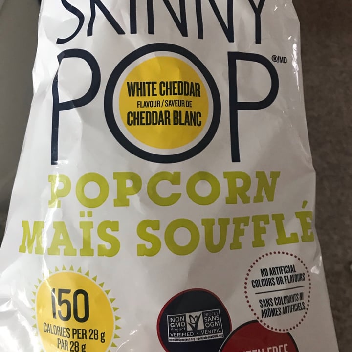 photo of Skinny Pop White Cheddar Flavor shared by @vegan4lyfe on  05 May 2020 - review