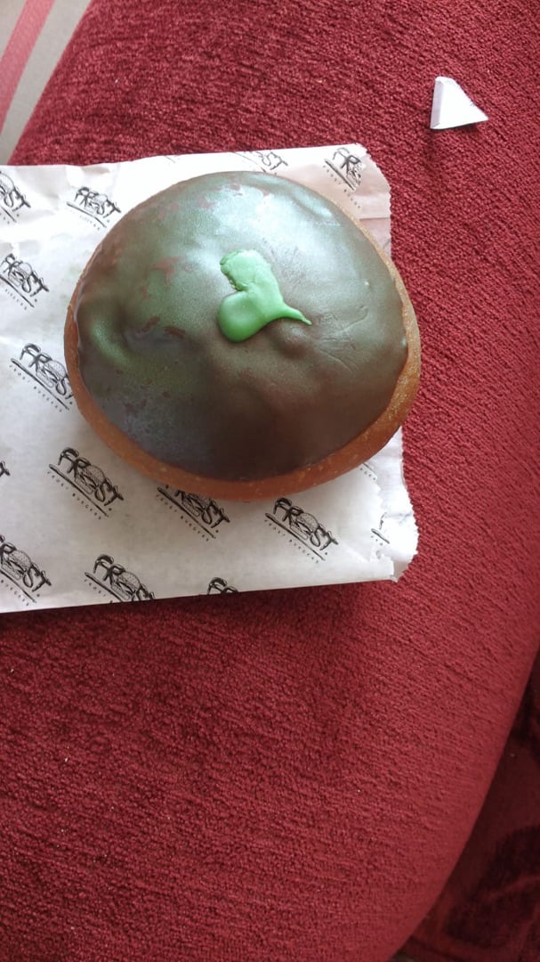 photo of Frost Burgers Boston cream doughnut shared by @amealzz on  11 Feb 2020 - review