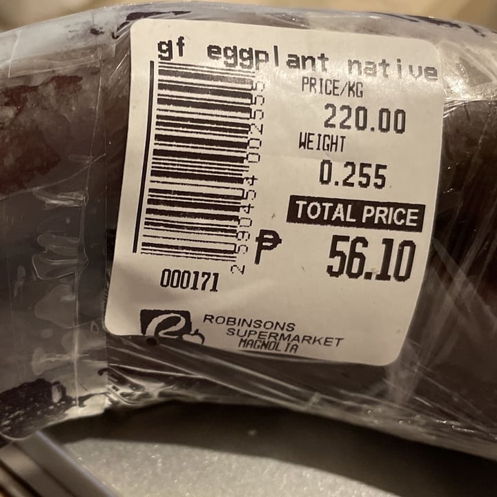photo of Robinsons Supermarket Eggplant shared by @tommythetommers on  14 Dec 2022 - review