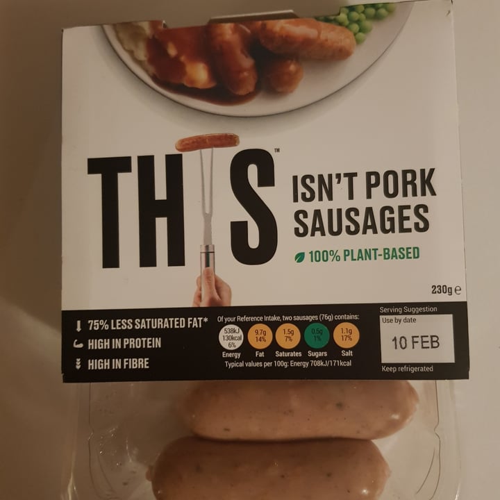 photo of THIS This Isn’t Pork Sausages shared by @julesjacie on  10 Feb 2022 - review