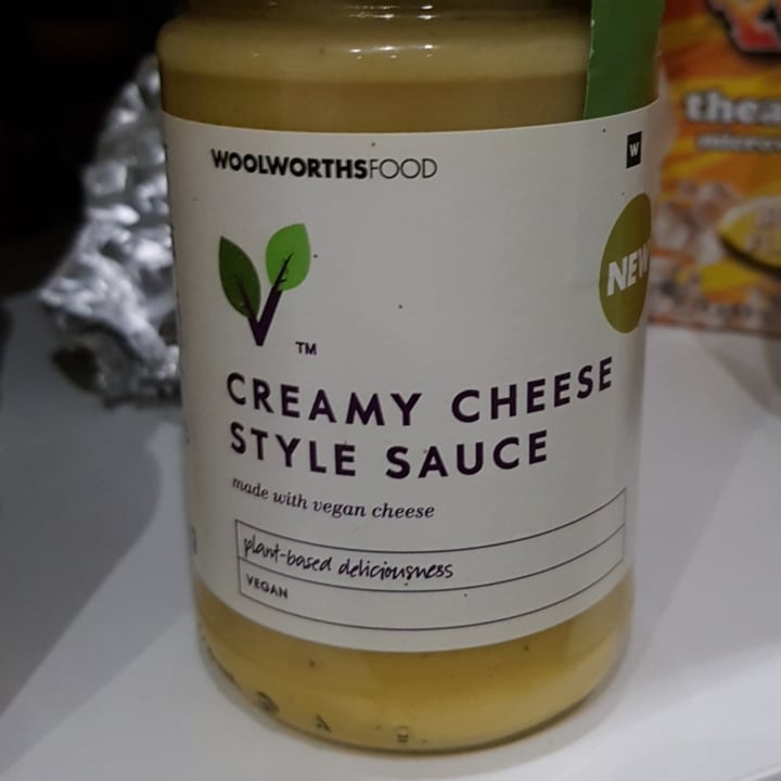 photo of Woolworths Food Creamy Cheese Style Sauce shared by @carienlieb on  25 Aug 2021 - review