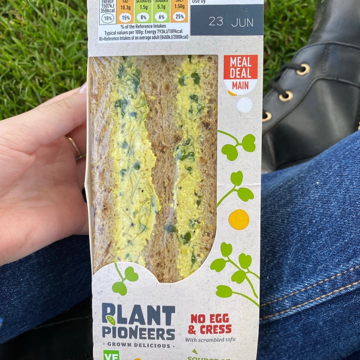 photo of Plant Pioneers No egg and cress sandwich shared by @kathbenson on  24 Jun 2021 - review