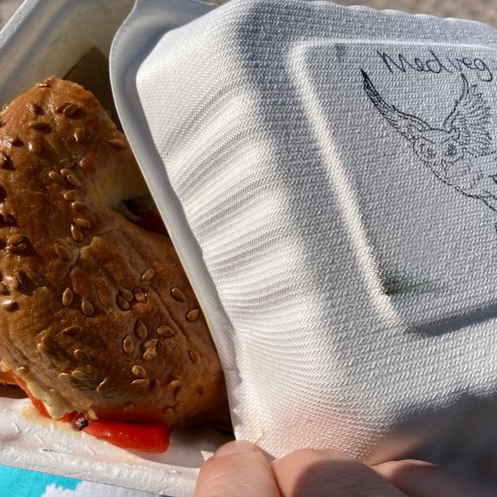review photo of The Book Nook Med veg bagel shared by @moneyamiss on 30 Sep 2021 - review