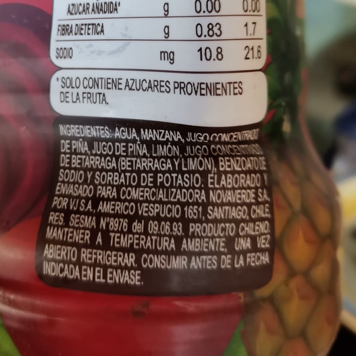 review photo of Guallarauco Jugo Red Vitamin shared by @pablitrojimenez on 01 Mar 2022 - review