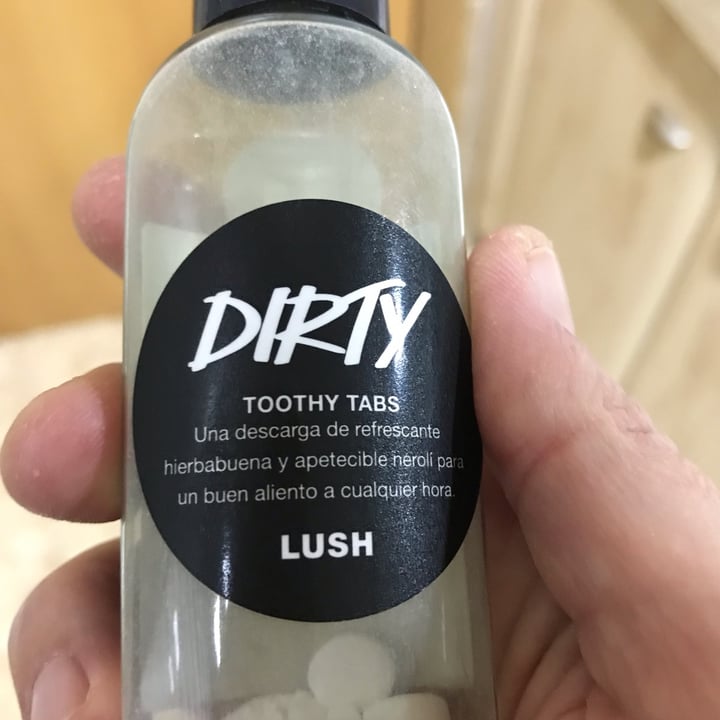 photo of LUSH Fresh Handmade Cosmetics Dirty Toothy Tabs shared by @anadb on  06 Oct 2021 - review
