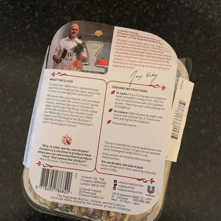 review photo of The Vegetarian Butcher What The Cluck shared by @ixhxle on 05 Mar 2021 - review