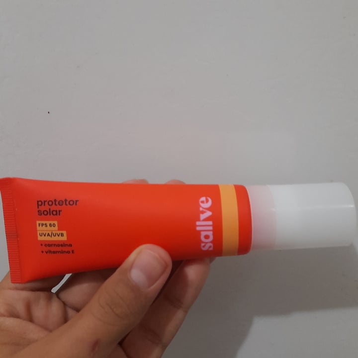 photo of Sallve Protetor Solar Facial shared by @renatovegetariano on  16 Oct 2021 - review