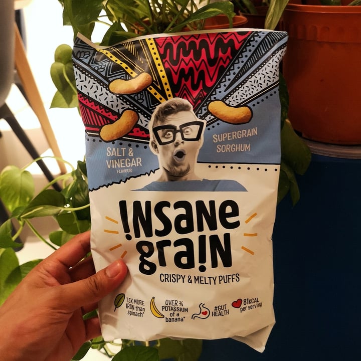 photo of Insane Grain Salt & Vinegar Sorghum Puffs shared by @raffymabanag on  08 May 2021 - review