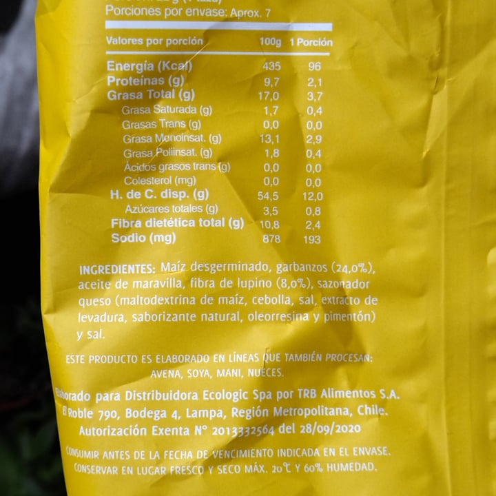 review photo of Puri Pop Ramitas de garbanzo sabor queso shared by @camilix on 03 Aug 2022 - review