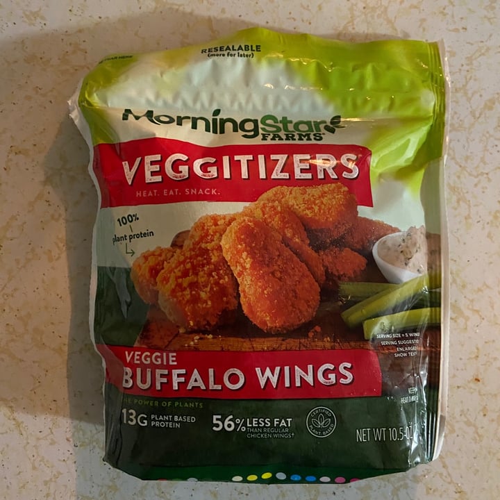 photo of MorningStar Farms Veggitizers Veggie Buffalo Wings shared by @bearclaw1 on  15 Sep 2020 - review